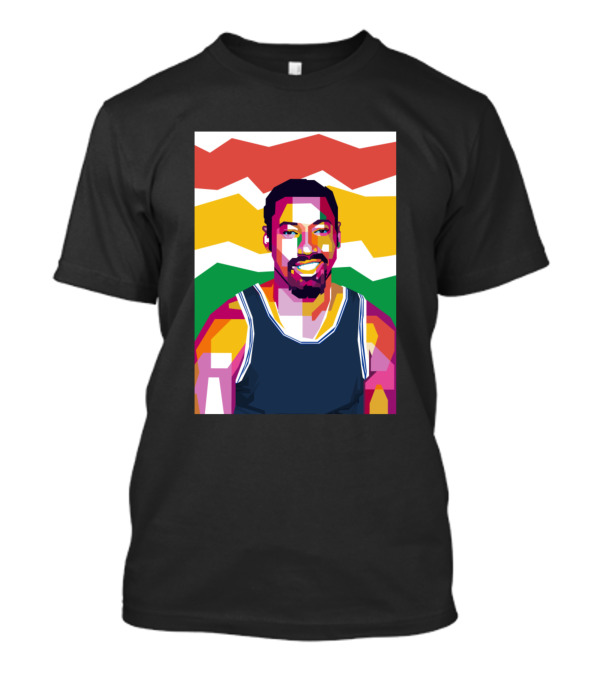 Wilt Chamberlain Colorful Abstract Geometric T-Shirt