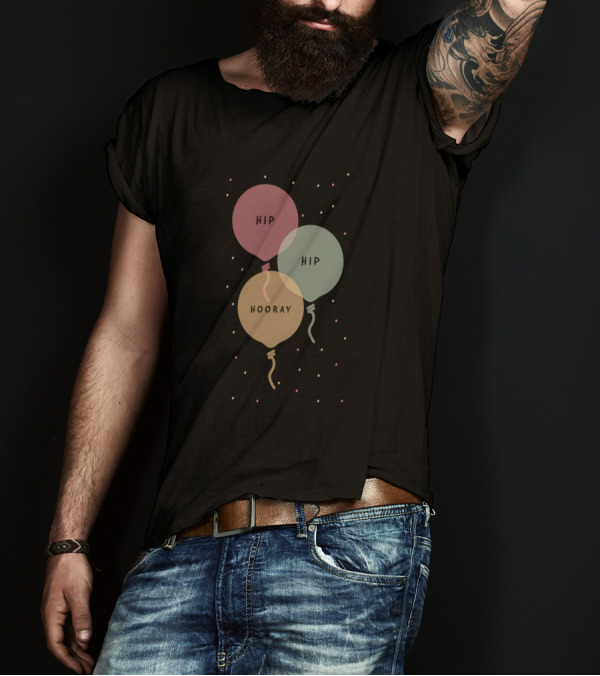 Hip Hip Hooray Balloons T-Shirt