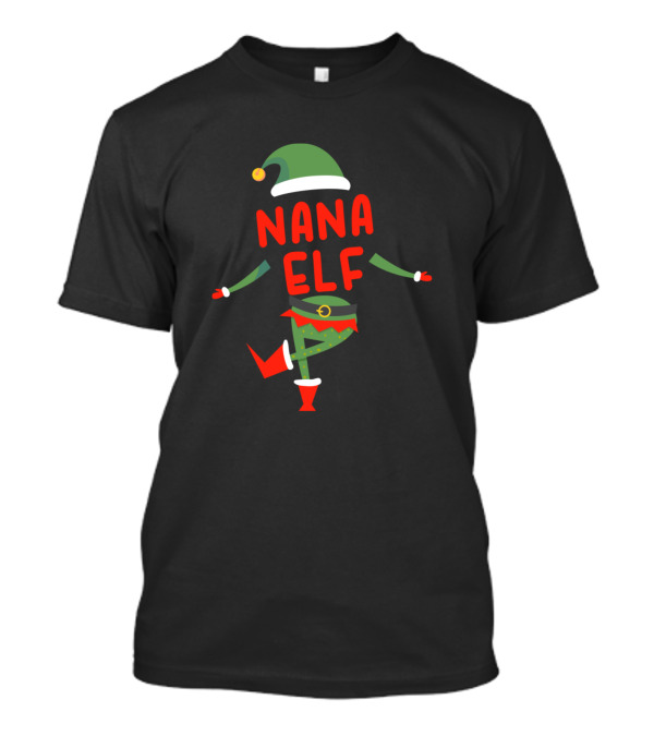 Nana Elf Festive Christmas Costume T-Shirt