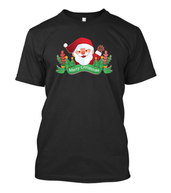 Santa Claus Merry Christmas Holiday Cheer T-Shirt