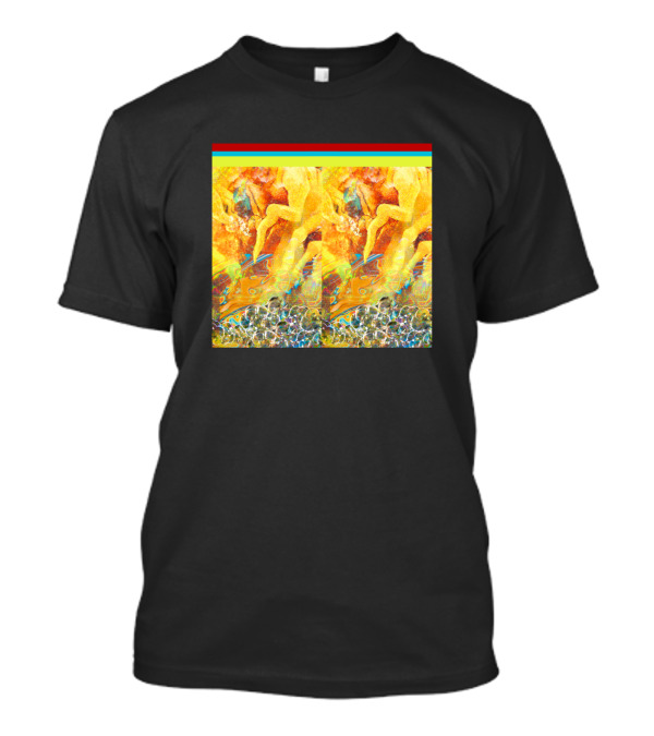 Seabeast Vibrant Oceanic Abstract Explosion T-Shirt