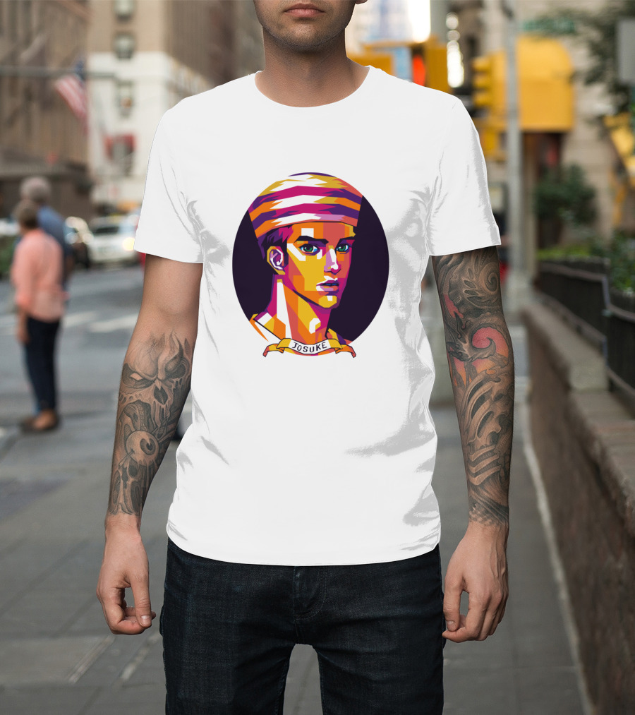 Josuke Higashikata Pop Art Style Vibrant T-Shirt