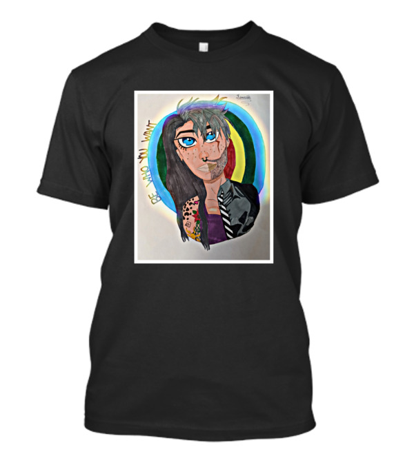 Be Who You Want Rainbow T-Shirt
