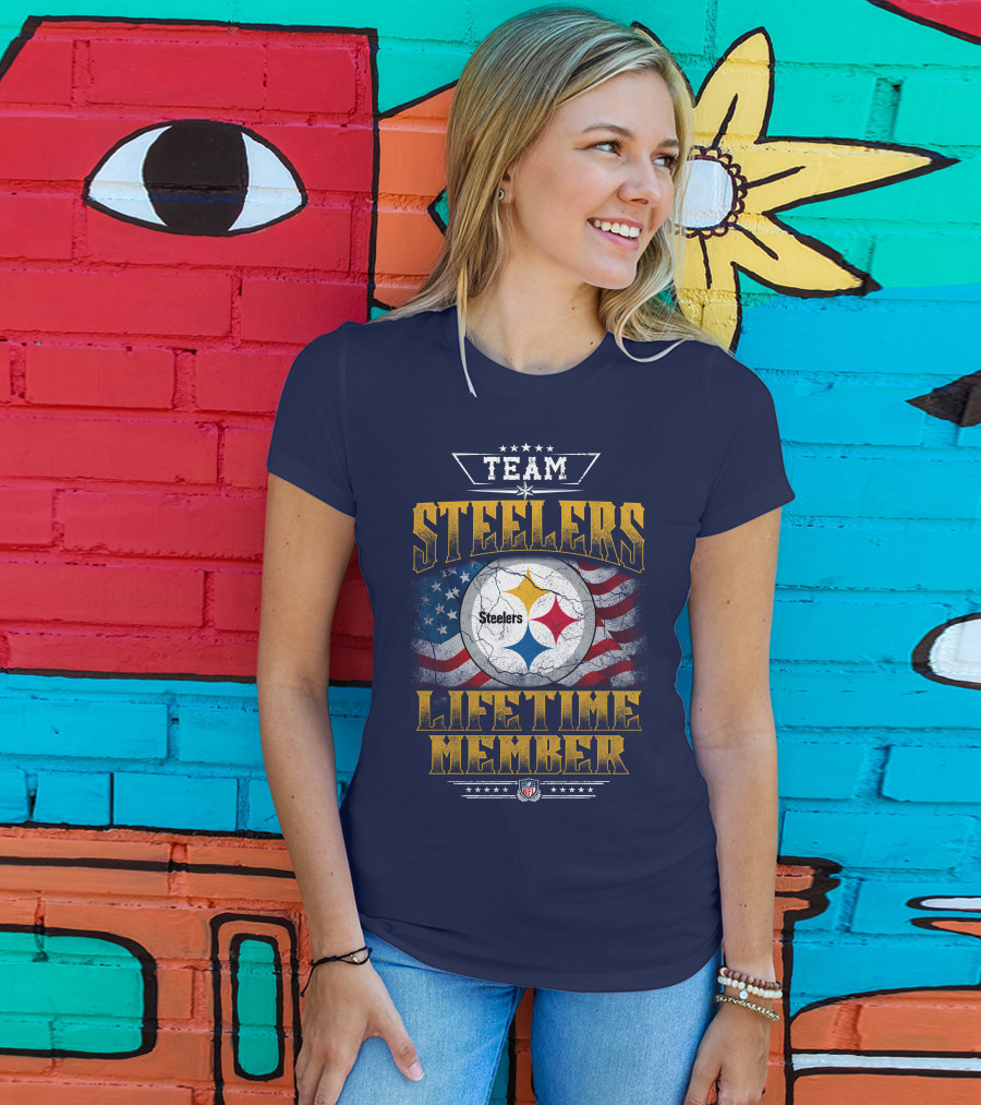Team Steelers Lifetime Member T-Shirt