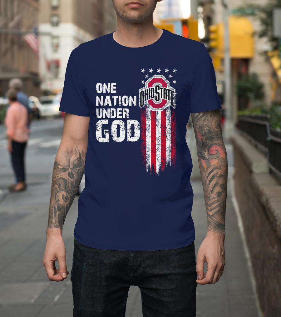 Ohio State Buckeyes One Nation Under God T-Shirt