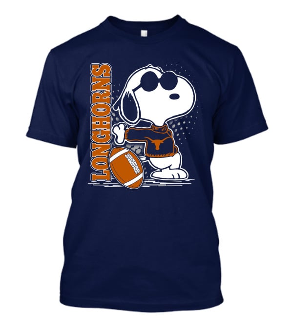Longhorns Football Snoopy T-Shirt