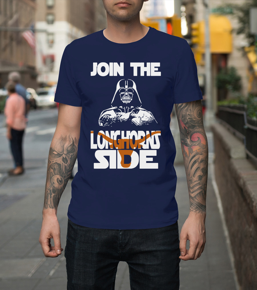 Join The Longhorns Side T-Shirt