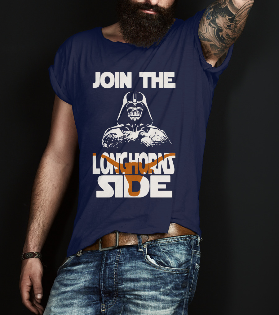 Join The Longhorns Side T-Shirt