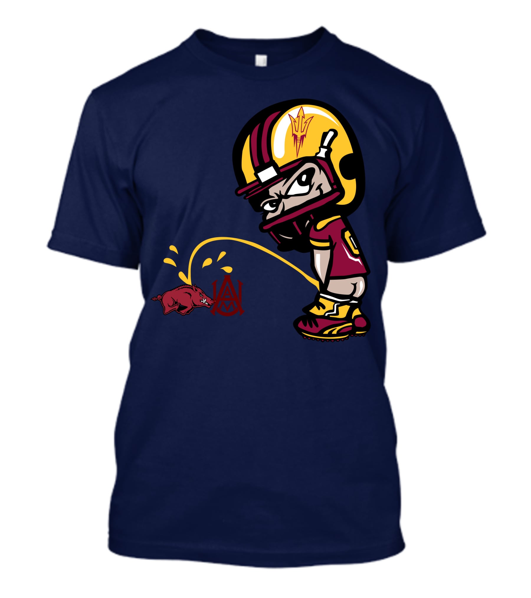 Arizona State Sun Devils Rivalry Game With Arkansas Razorbacks T-Shirt