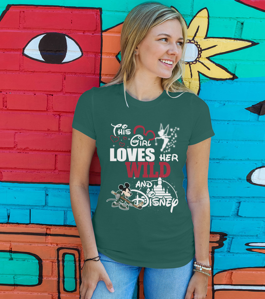 This Girl Loves Her Wild And Disney T-Shirt