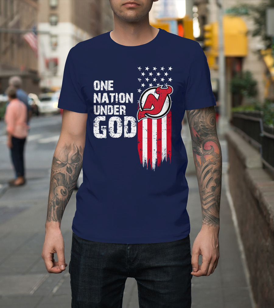 One Nation Under God New Jersey Devils T-Shirt