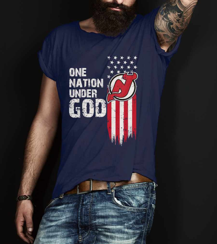 One Nation Under God New Jersey Devils T-Shirt
