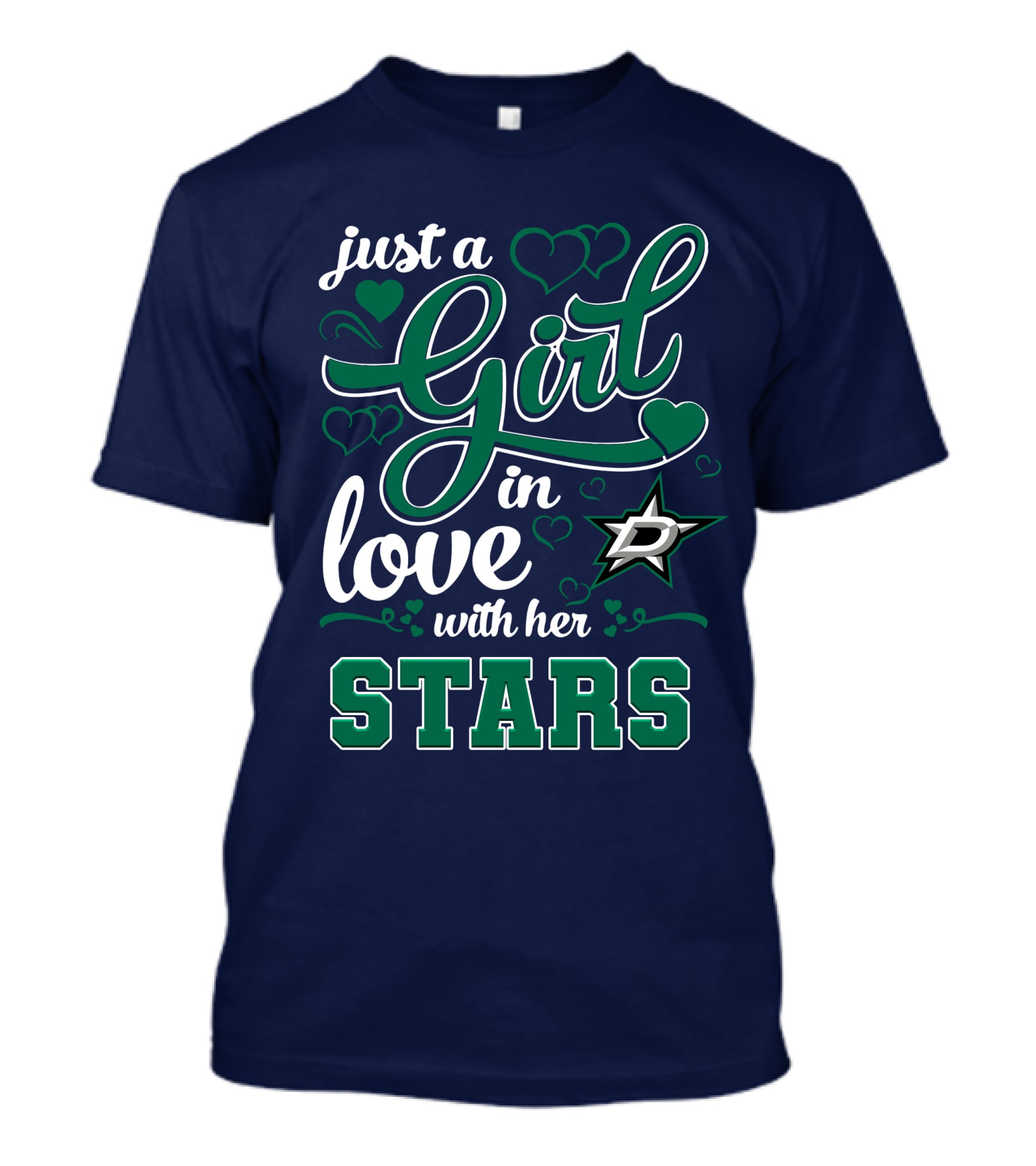Just A Girl In Love With Her Dallas Stars T-Shirt