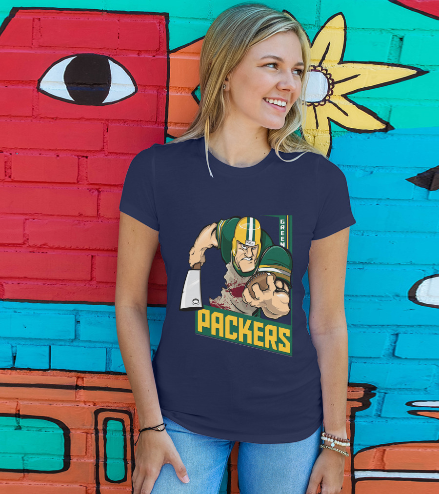 Green Bay Packers Tough Gridiron Warrior T-Shirt