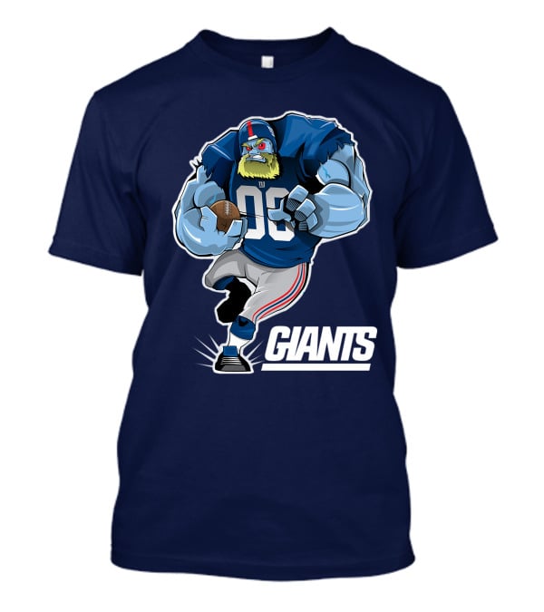 New York Giants Giants 98 Football Player Cartoon T-Shirt
