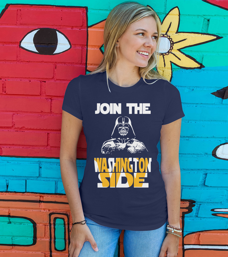 Join The Washington Side Darth Vader T-Shirt