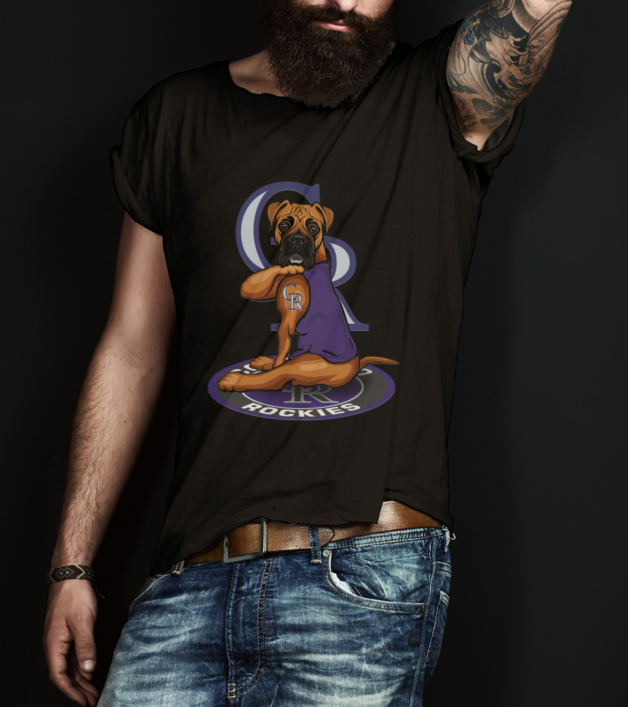 Colorado Rockies Dog Mascot Cr T-Shirt