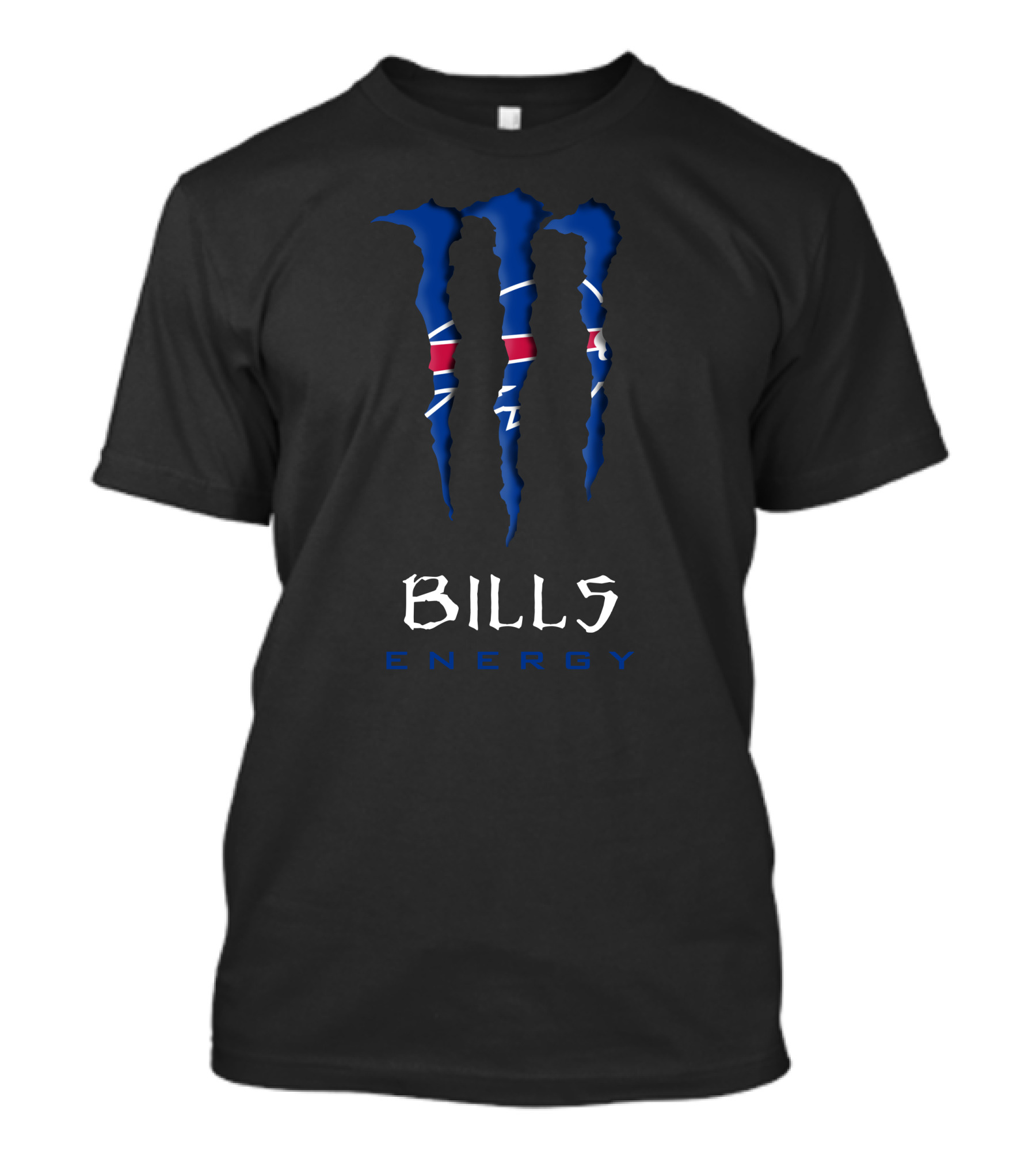 Buffalo Bills Energy Nfl Monster Claw T-Shirt