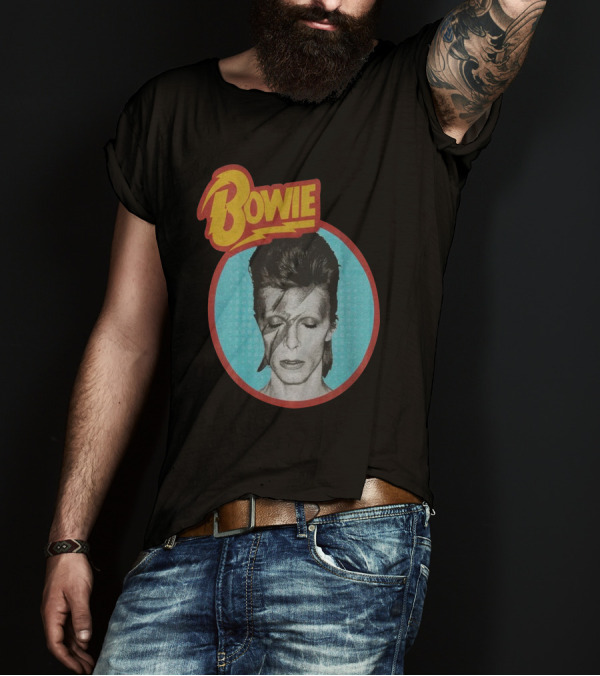 Bowie Aladdin Sane Lightning Bolt T-Shirt