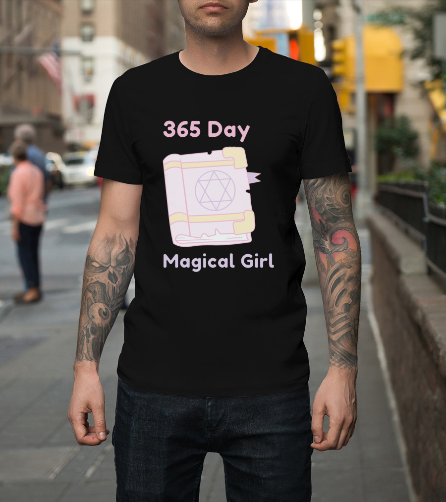 365 Day Magical Girl Pastel Spellbook Star Emblem T-Shirt
