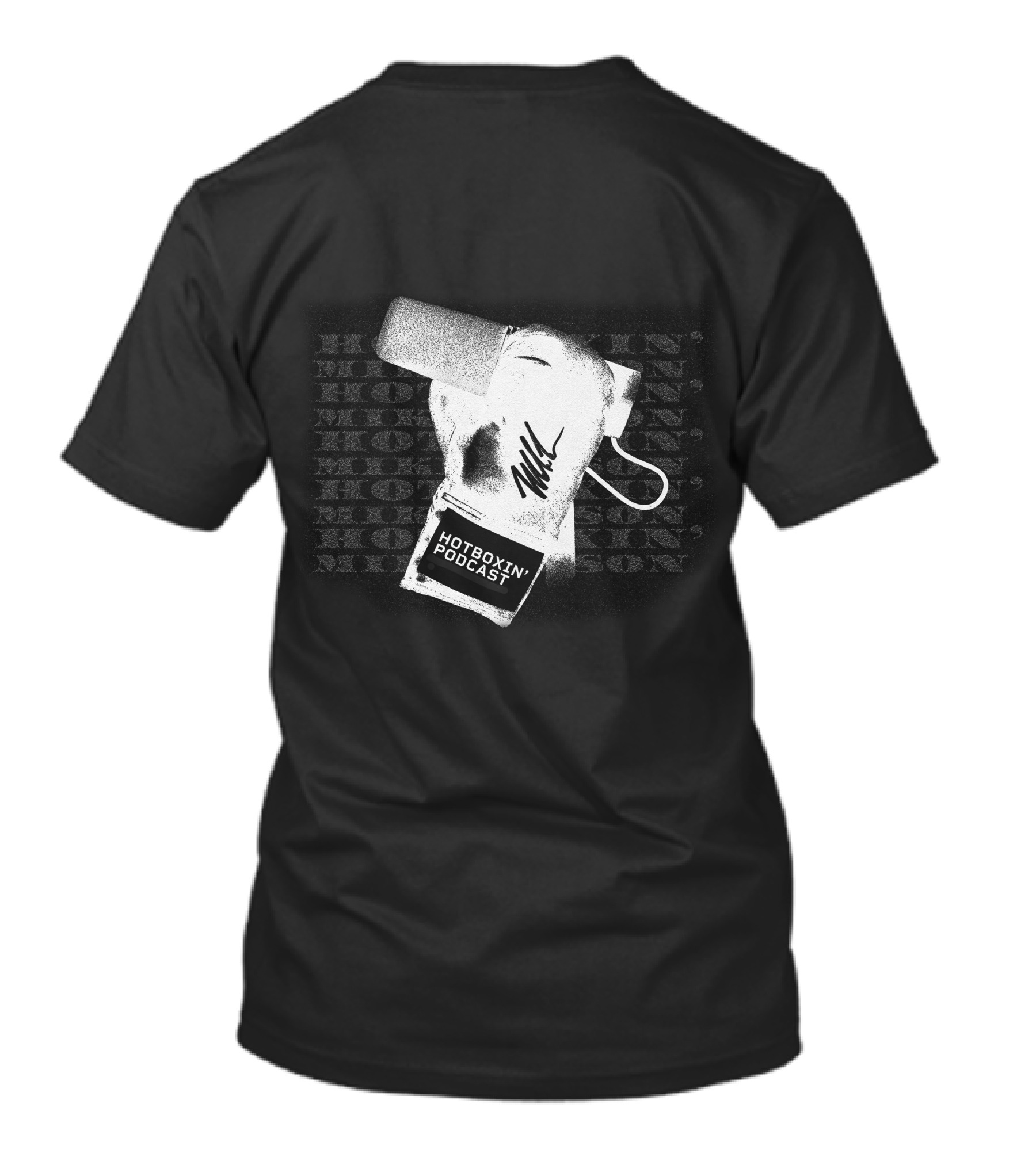Hotboxin Podcast Boxing Glove With Signature T-Shirt