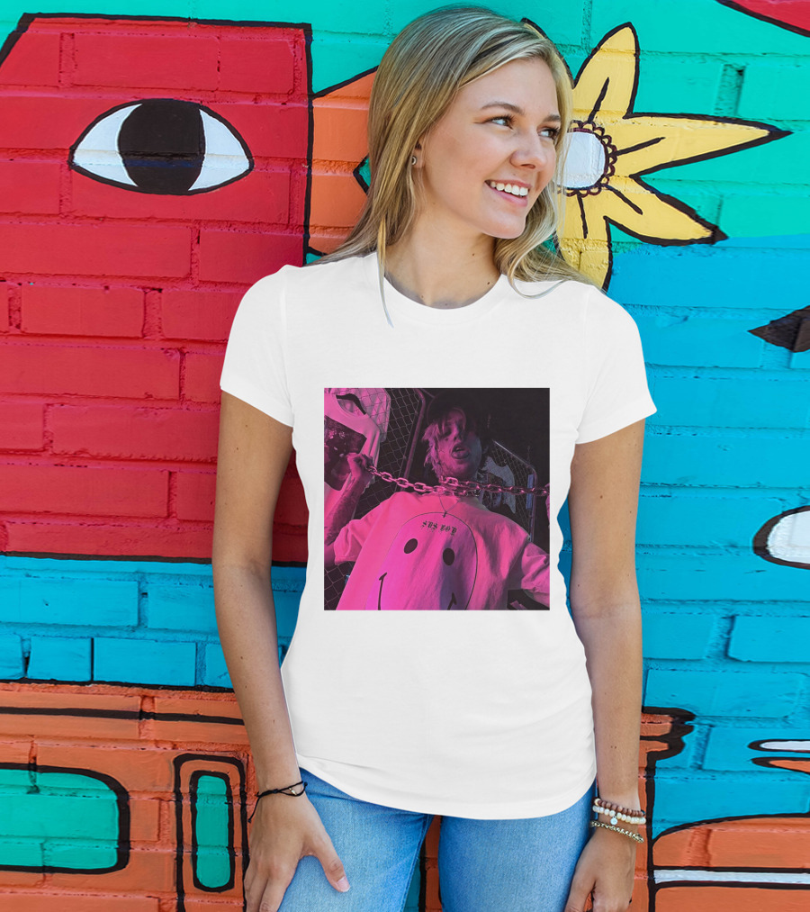 Sad Boy Lil Peep Merch Classique Chain Smiley T-Shirt