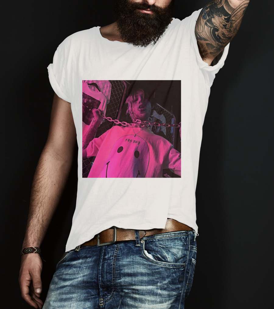 Sad Boy Lil Peep Merch Classique Chain Smiley T-Shirt