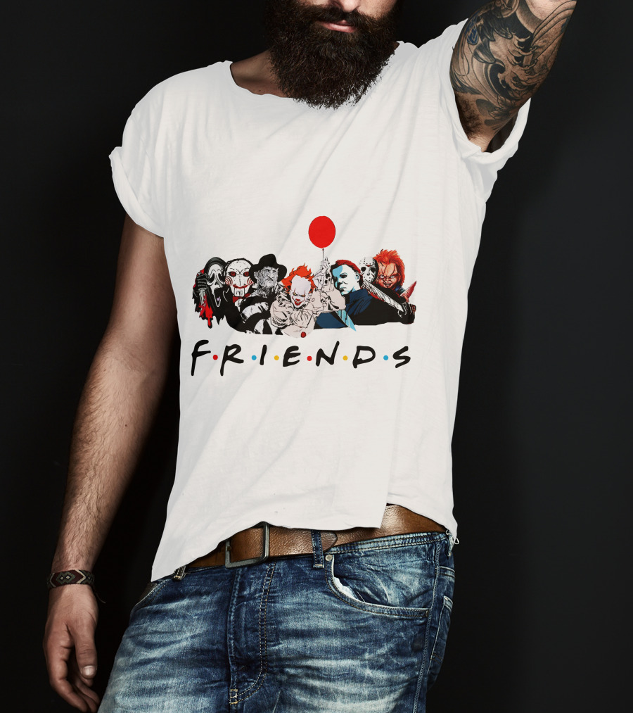 Friends Horror Icons Gathering GC865 T-Shirt