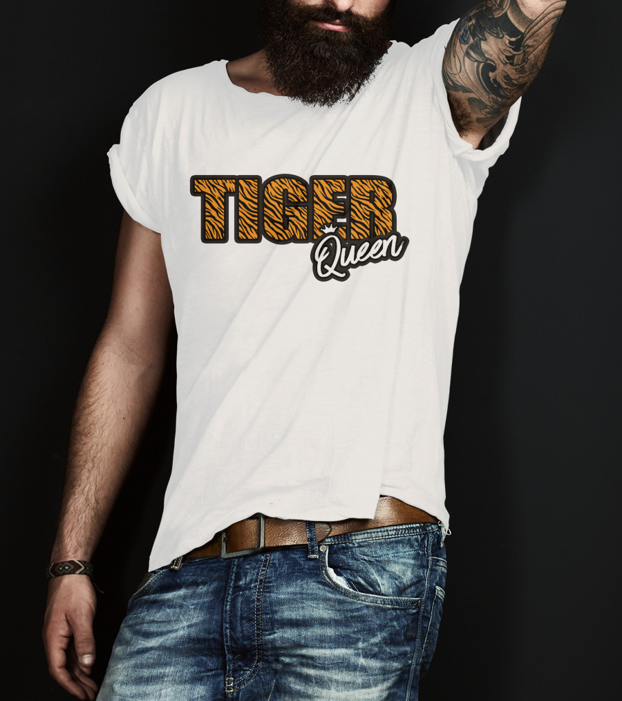 Tiger Queen Crowned With Stripes T-Shirt