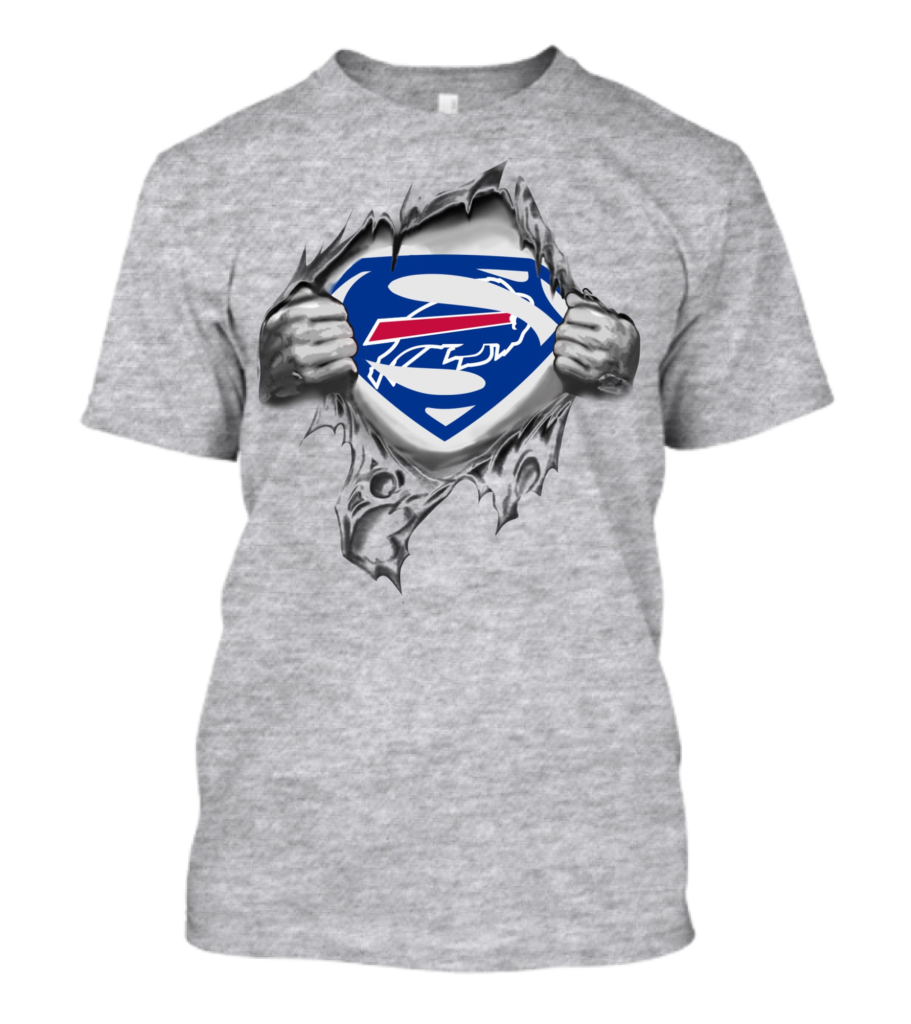Buffalo Bills Superman Logo Reveal T-Shirt