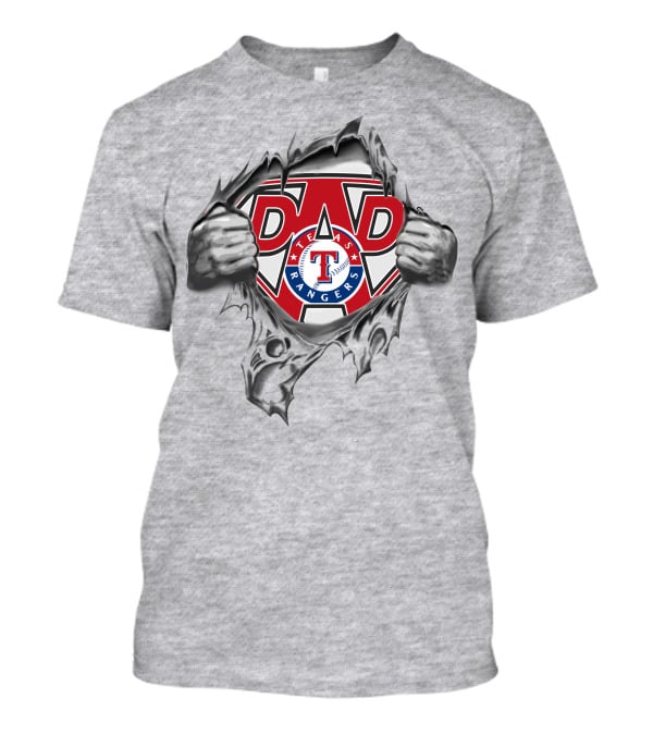 Texas Rangers Super Dad T-Shirt