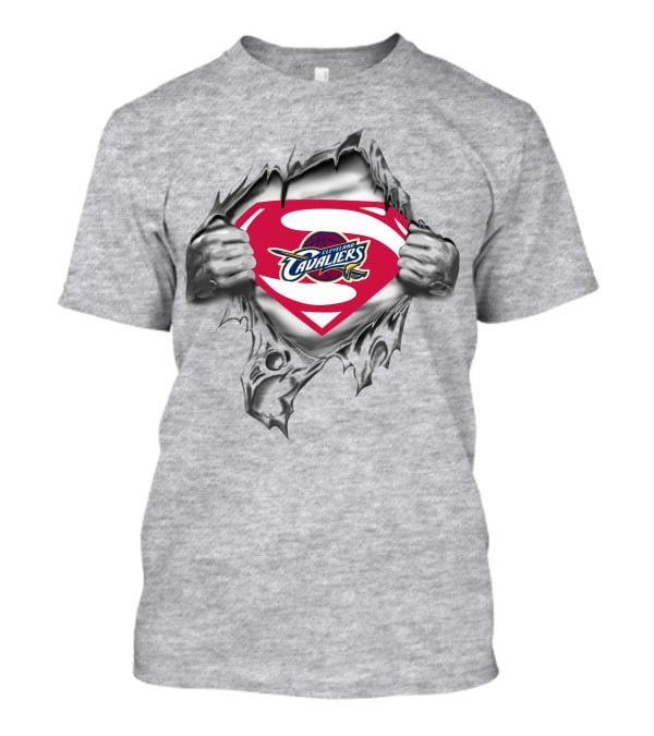 Cleveland Cavaliers Superman Logo Crossover T-Shirt