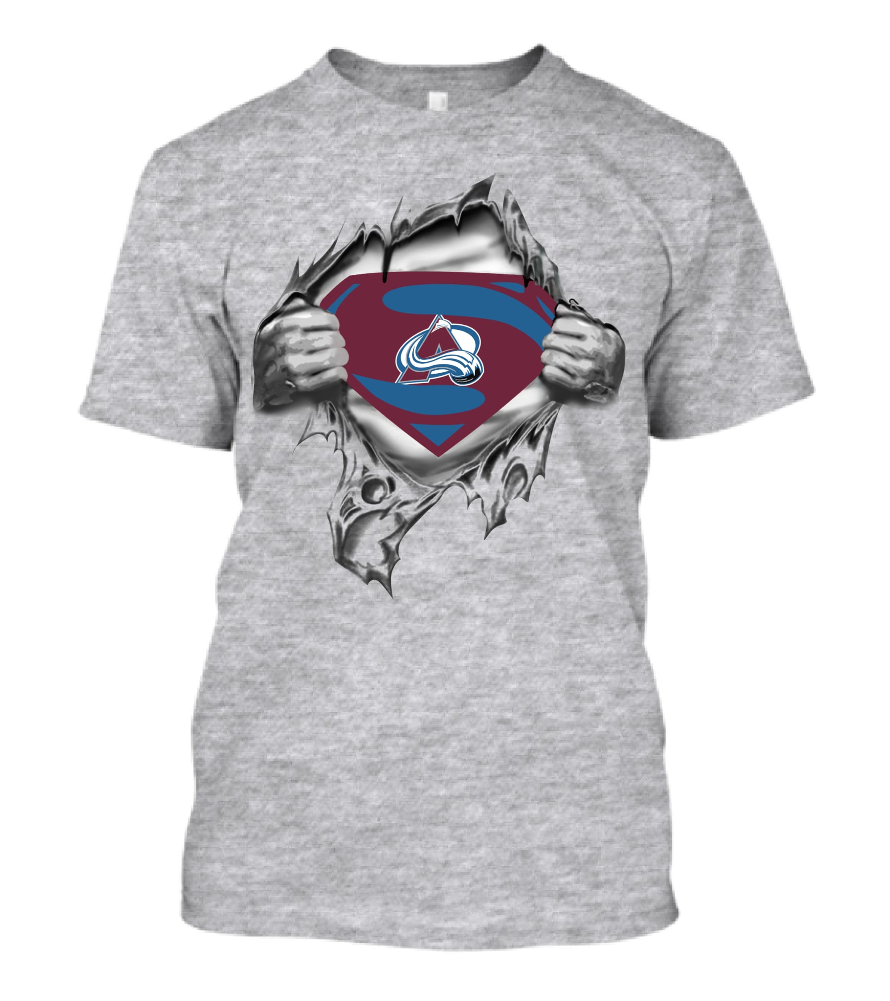 Avalanche Logo Superman Chest Rip T-Shirt