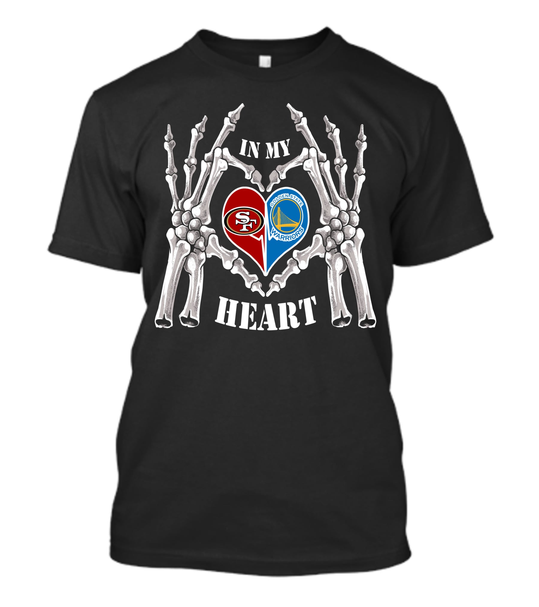 49ers Golden State Warriors In My Heart T-Shirt