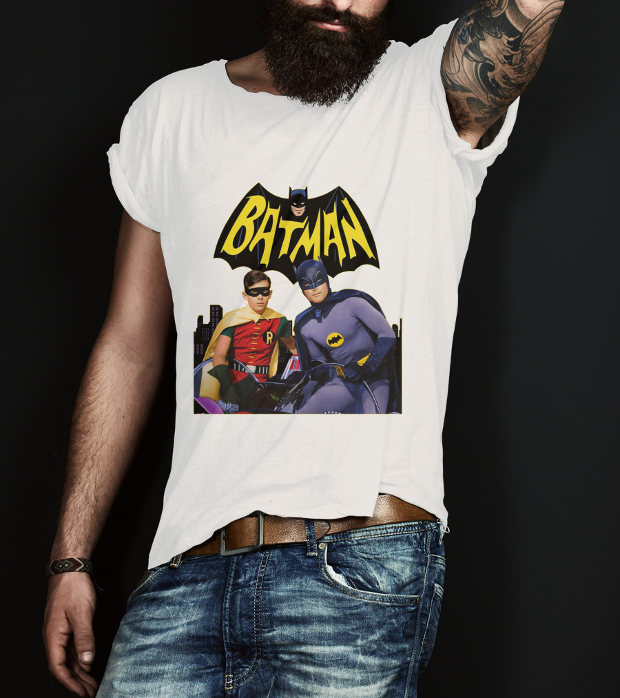 Batman Robin Classic TV Series Duo T-Shirt