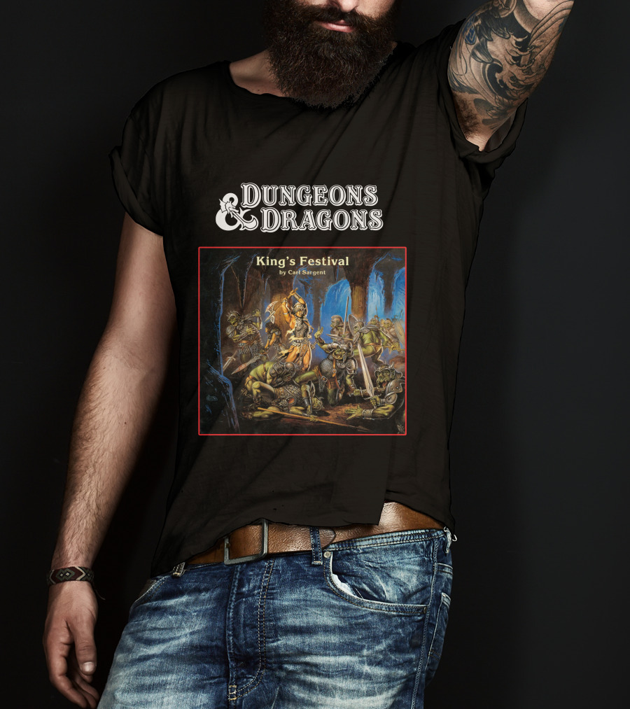 Dungeons And Dragons King's Festival By Carl Sargent T-Shirt
