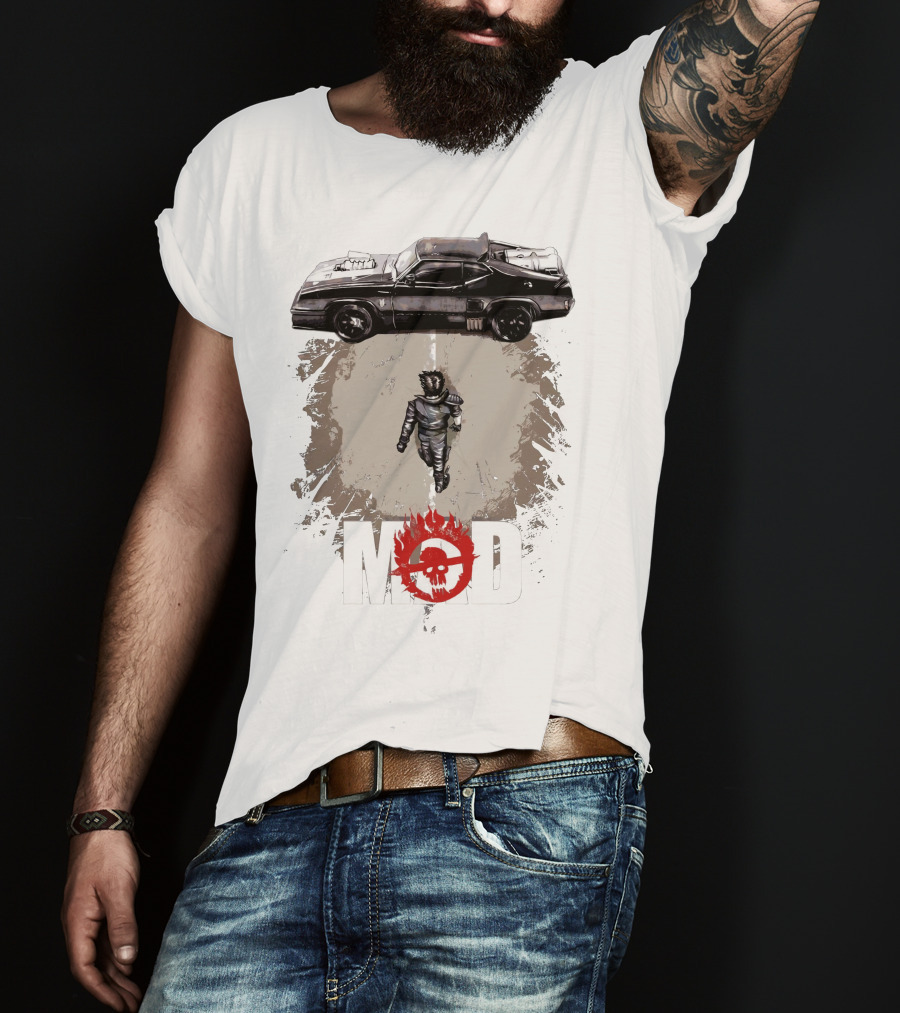 MDMX Mad Max Road Warrior Car Skull T-Shirt