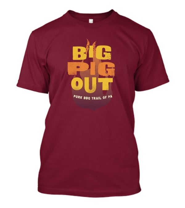 Big Pig Out Pork BBQ Trail Of PA T-Shirt