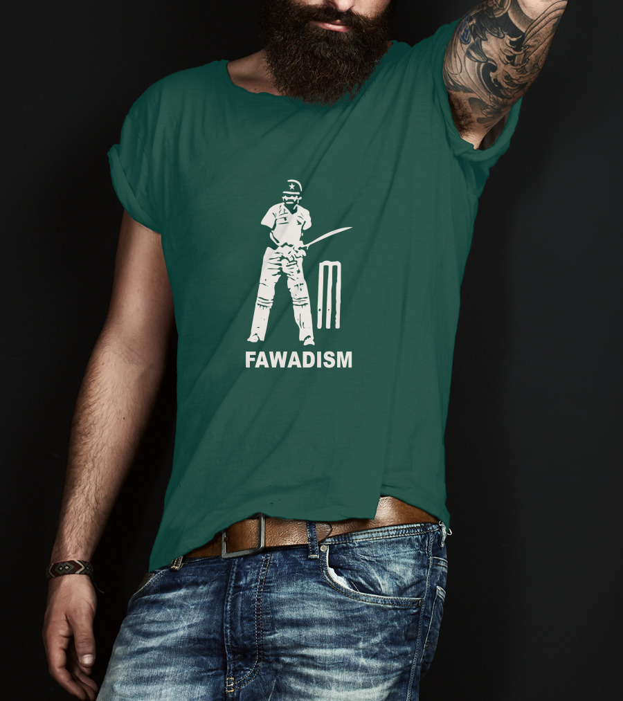 Cult Zeros Fawadism Fawad Alam Cricket T-Shirt