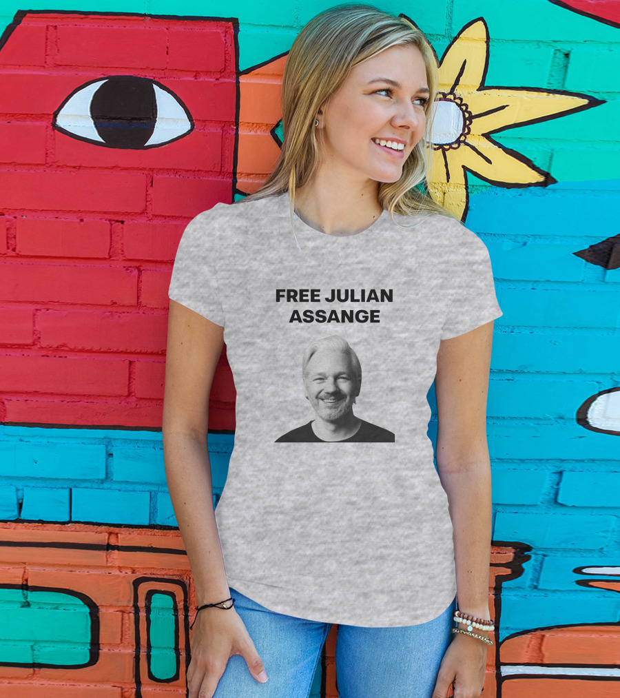 Free Julian Assange WikiLeaks Shop T-Shirt
