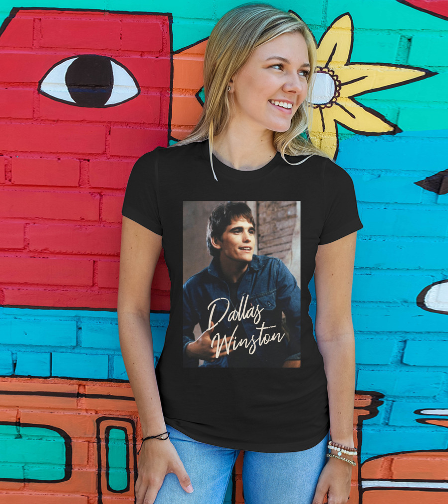 Dallas Winston The Outsiders 80s Movie Retro Denim T-Shirt