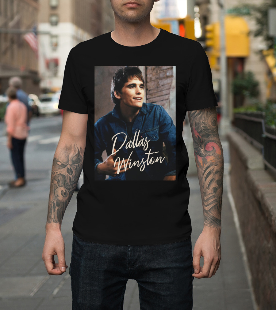 Dallas Winston The Outsiders 80s Movie Retro Denim T-Shirt