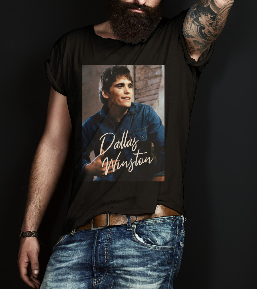 Dallas Winston The Outsiders 80s Movie Retro Denim T-Shirt