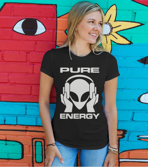 PURE ENERGY Alien Headphones Vibe T-Shirt