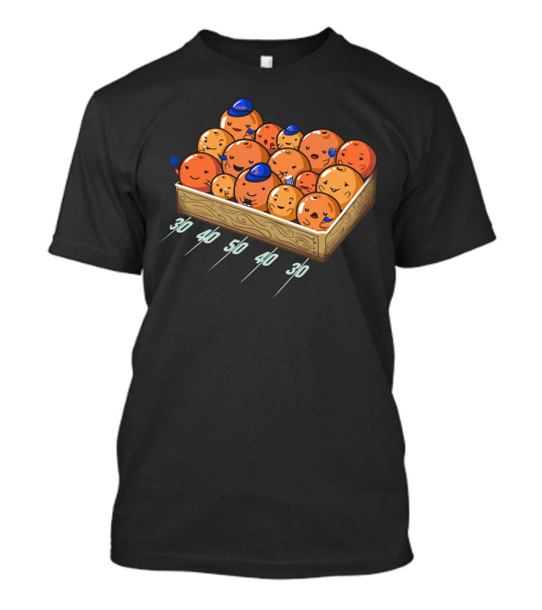 Orangemen In Crate With 30 40 50 Numbers T-Shirt