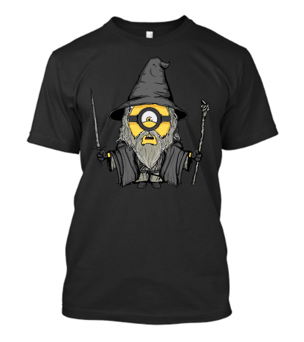 Niondalf Minion Wizard Crossover Parody Character Mashup T-Shirt