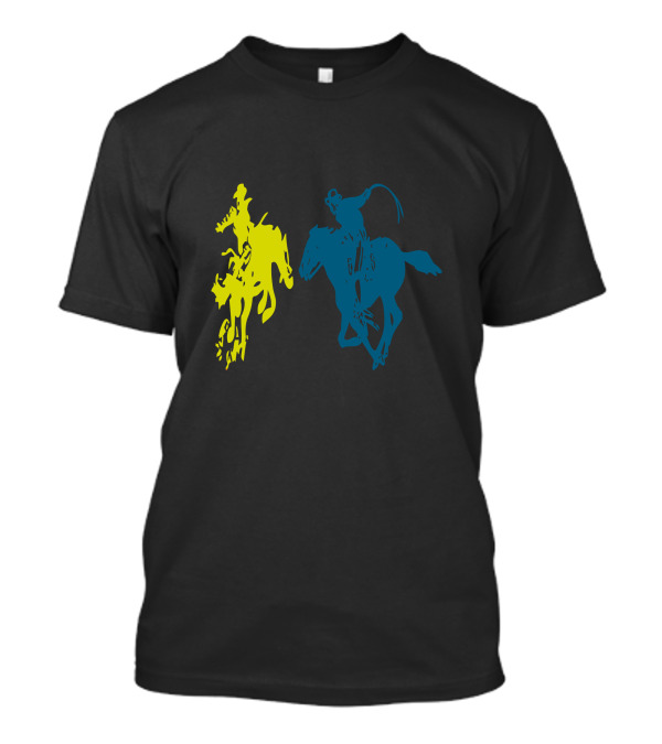 Cowboy Fight Neon Rodeo Duel T-Shirt