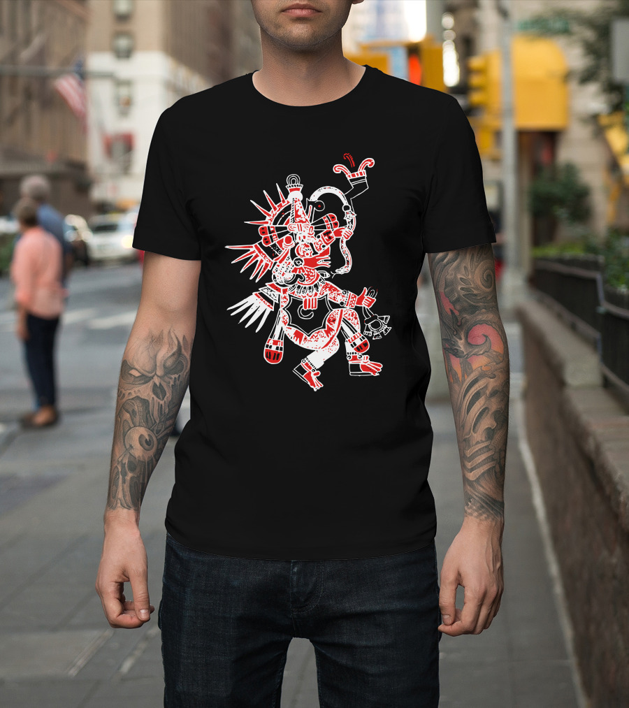 Aztec Quetzalcoatl Mythical Feathered Serpent T-Shirt