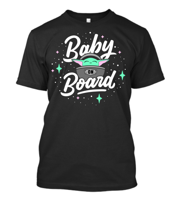 Baby On Board Cute Alien Space T-Shirt