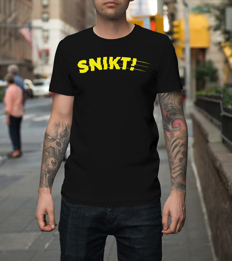 SNIKT Comic Book Sound Effect T-Shirt